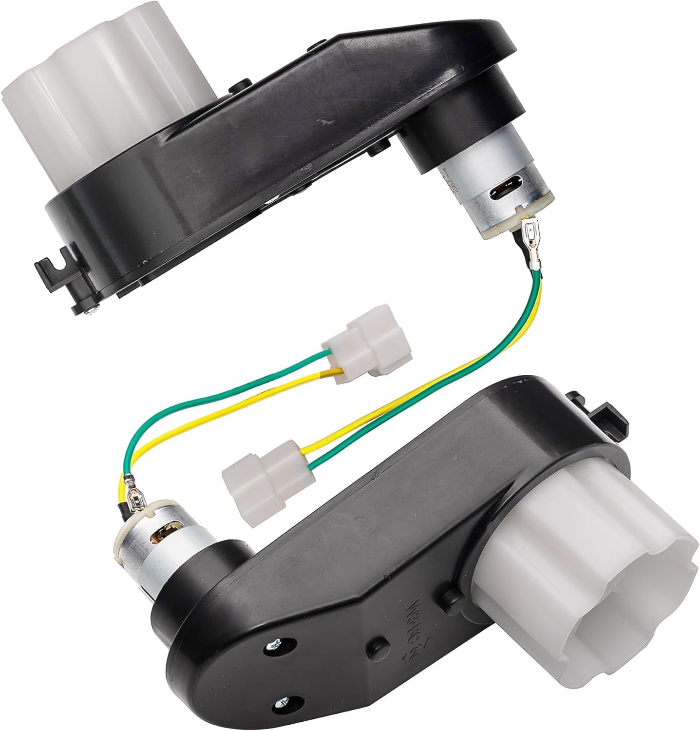 2 Pcs 12V RS390 20000RPM Kids Ride-Ons Gearbox with DC Motor, 390 Motor with Gear Box for Accessories Children Electric Ride On Car and Motorcycle,