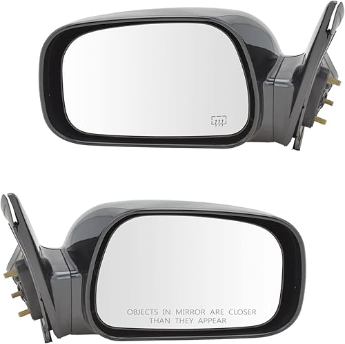 Espejos retrovisores laterales calefactados eléctricos izquierda/derecha par conjunto para 02-06 Camry (modelo japonés)