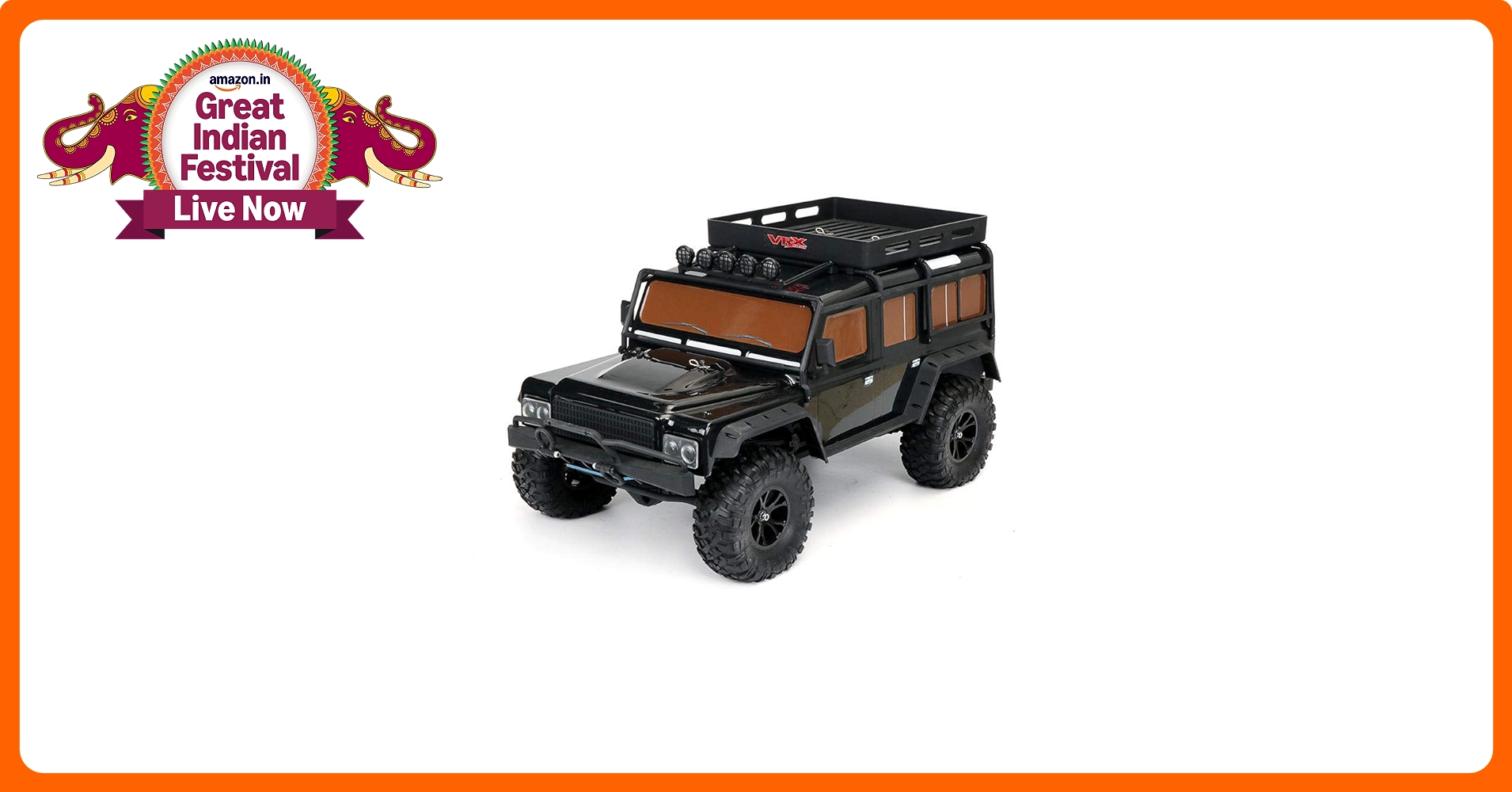 VRX Racing 1/10 BF-4J Jeep Crawler RC Off-Road Rock Truck