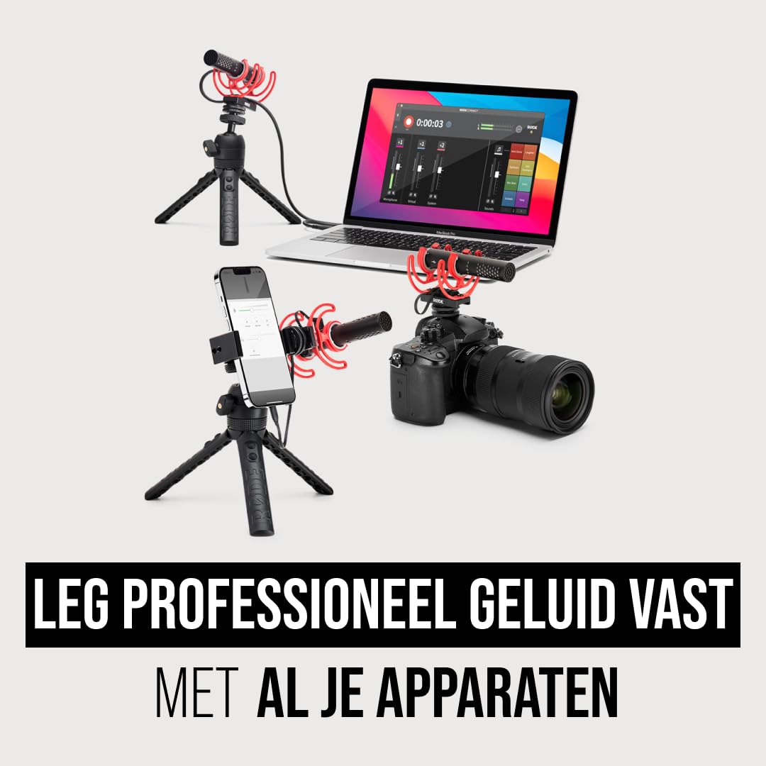 Saramonic SR-TM1 XLR Shotgun Microfoon voor op een camera of boompole