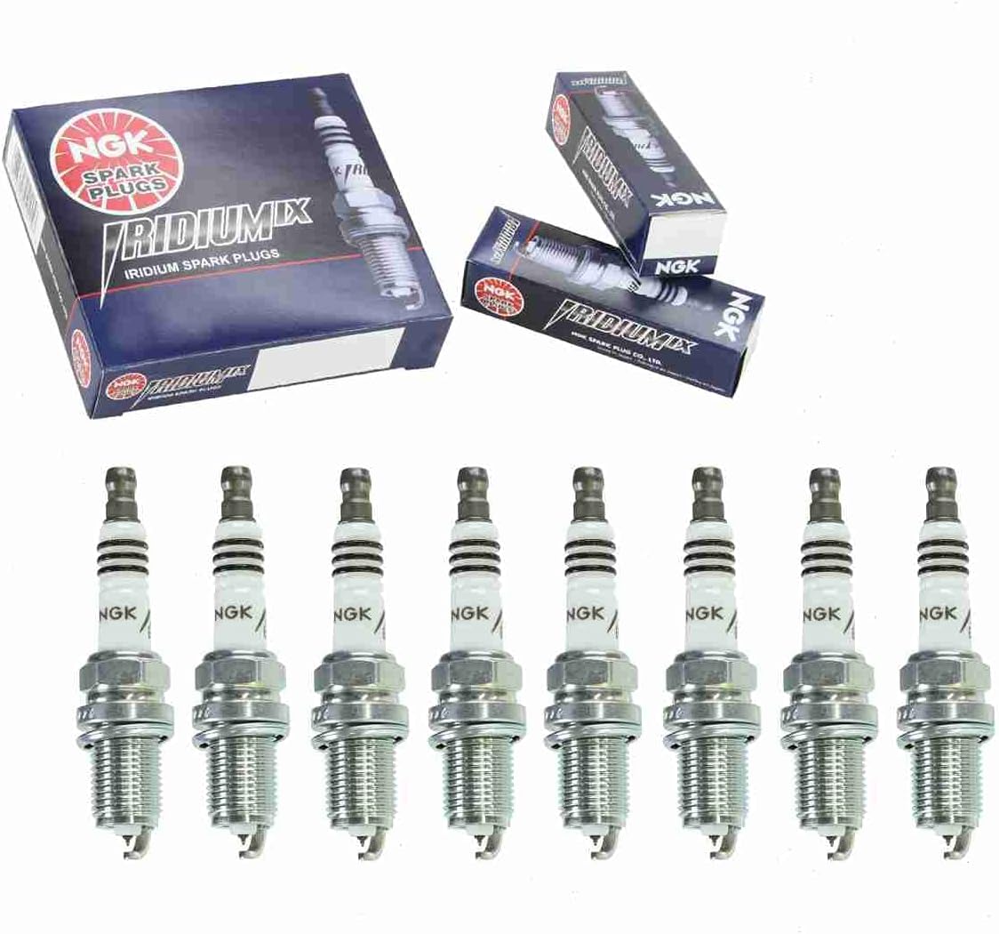 8 pc NGK Iridium IX Spark Plugs compatible with Lincoln LS 3.9L V8 2000-2006