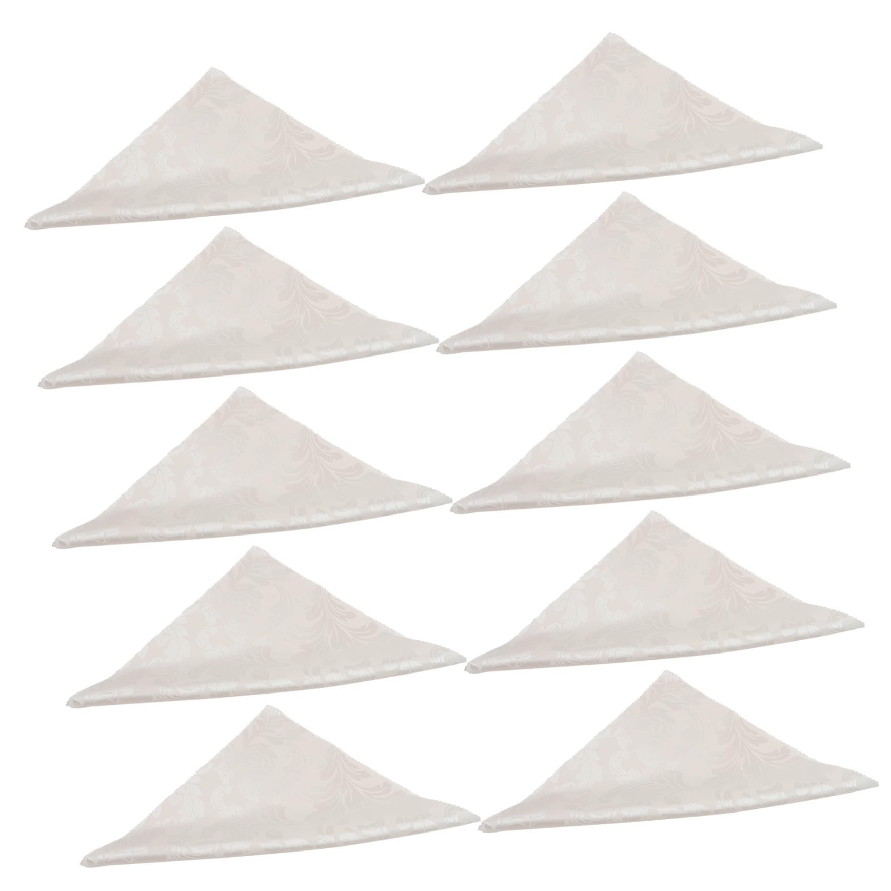 Serviettes lavables tissu réutilisables table restaurant mariage dîner chic | Lot de 10