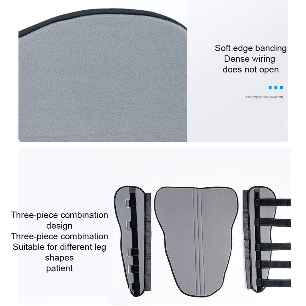 Rodillera con bisagras, soporte ajustable para inmovilizador de rodilla, soporte de fijación para articulaciones, stent para fractura de rodilla, estabilización para lesiones de ligamento y menisco
