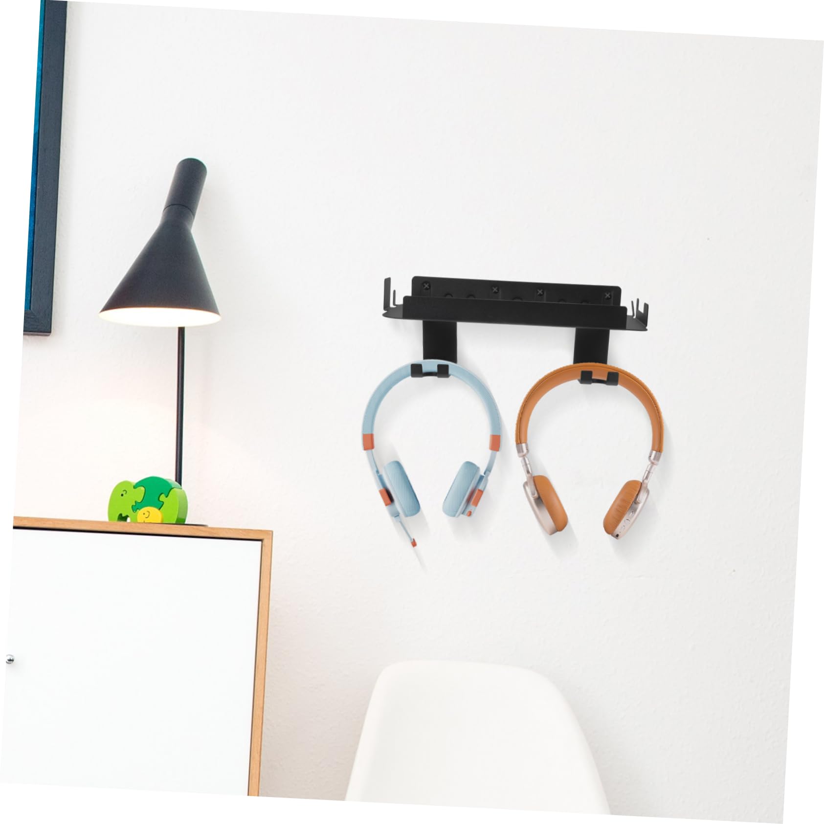 SHINEOFI Soporte de Pared Multifuncional para Consola de Montaje para Controladores Gafas VR y Auriculares Instalación Diseño Duradero