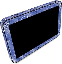 MightySkins Glossy Glitter Skin Compatible with Amazon Echo Show 8 (Gen 2) - Blue Bandana | Protective, Durable High-Gloss Glitter Finish | Easy to Apply | Made in The USA
