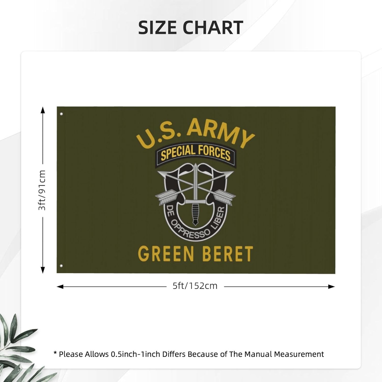 US Army Green Beret Special Forces Double Sided 3x5 Feet Flag Vivid Color Outdoor Decoration Lawn Yard Decorative Sign41