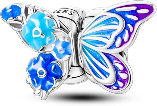 Hapour Dijes de plata de ley 925 para pulseras de dijes, collar, joyería europea, dije, abalorios, abalorios, regalo de cumpleaños para mujeres,