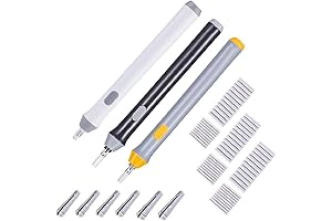 Electric Eraser Set for Artists: Battery Operated Precision Eraser with Replaceable Rubbers