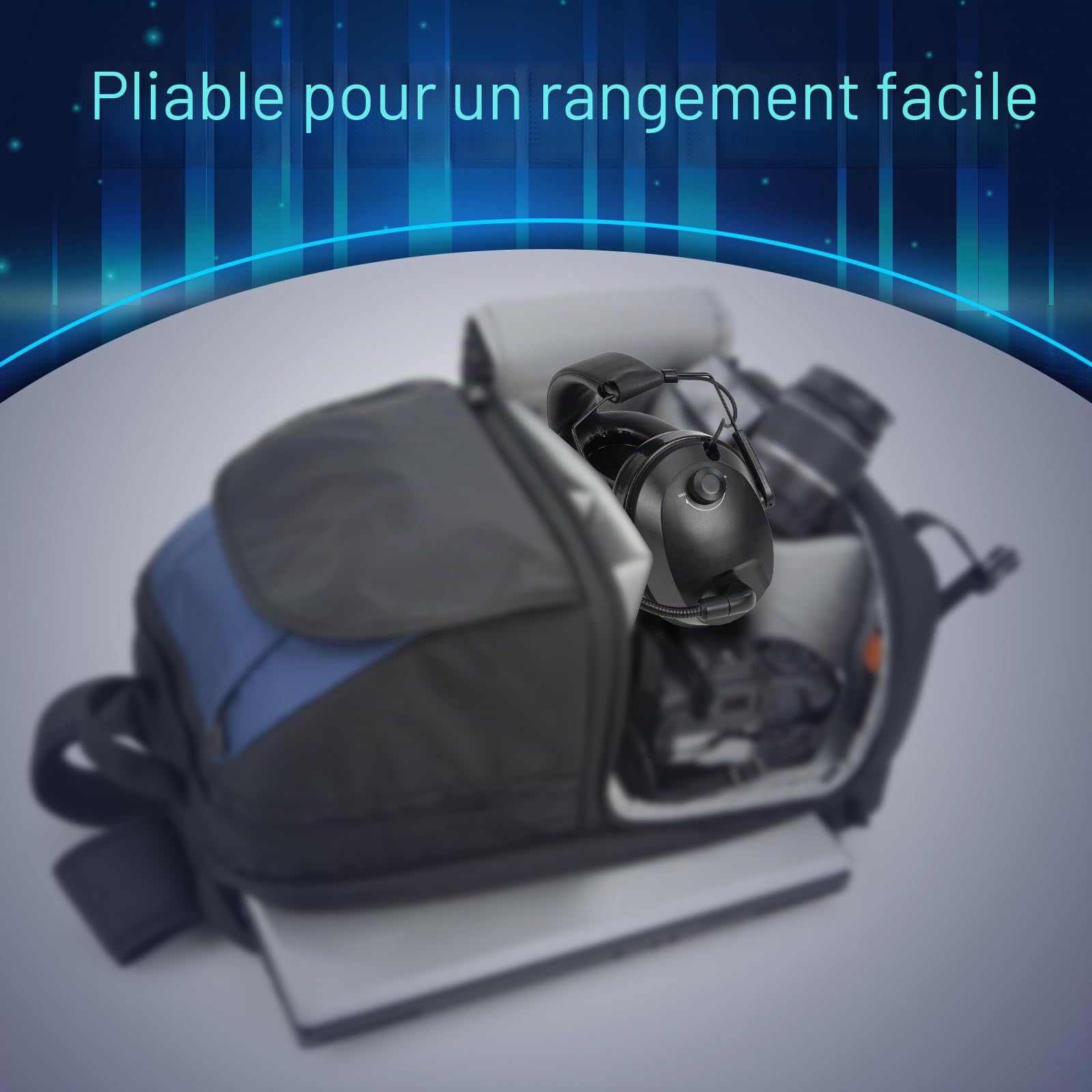 Retevis Lot de 2 écouteurs talkie-walkie, suppression bruit bouton volume réglable (82 dB) radio bidirectionnelle Baofeng UV-5R RT24 RT27 RA89 RT3S RT5R RT86