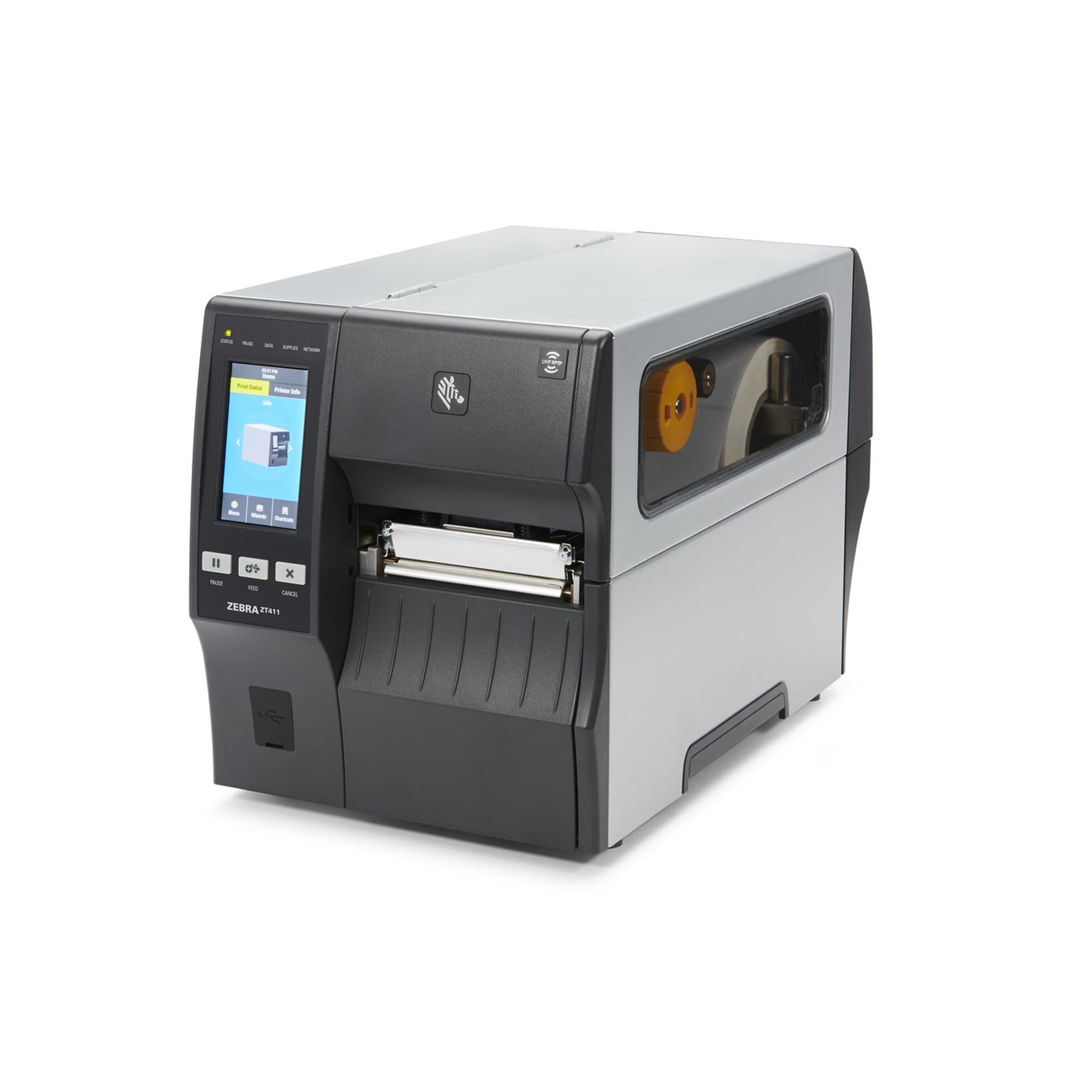 Zebra ZT411 300 x 300 DPI z kablem i bezprzewodową drukarką termiczną/termotransferową POS