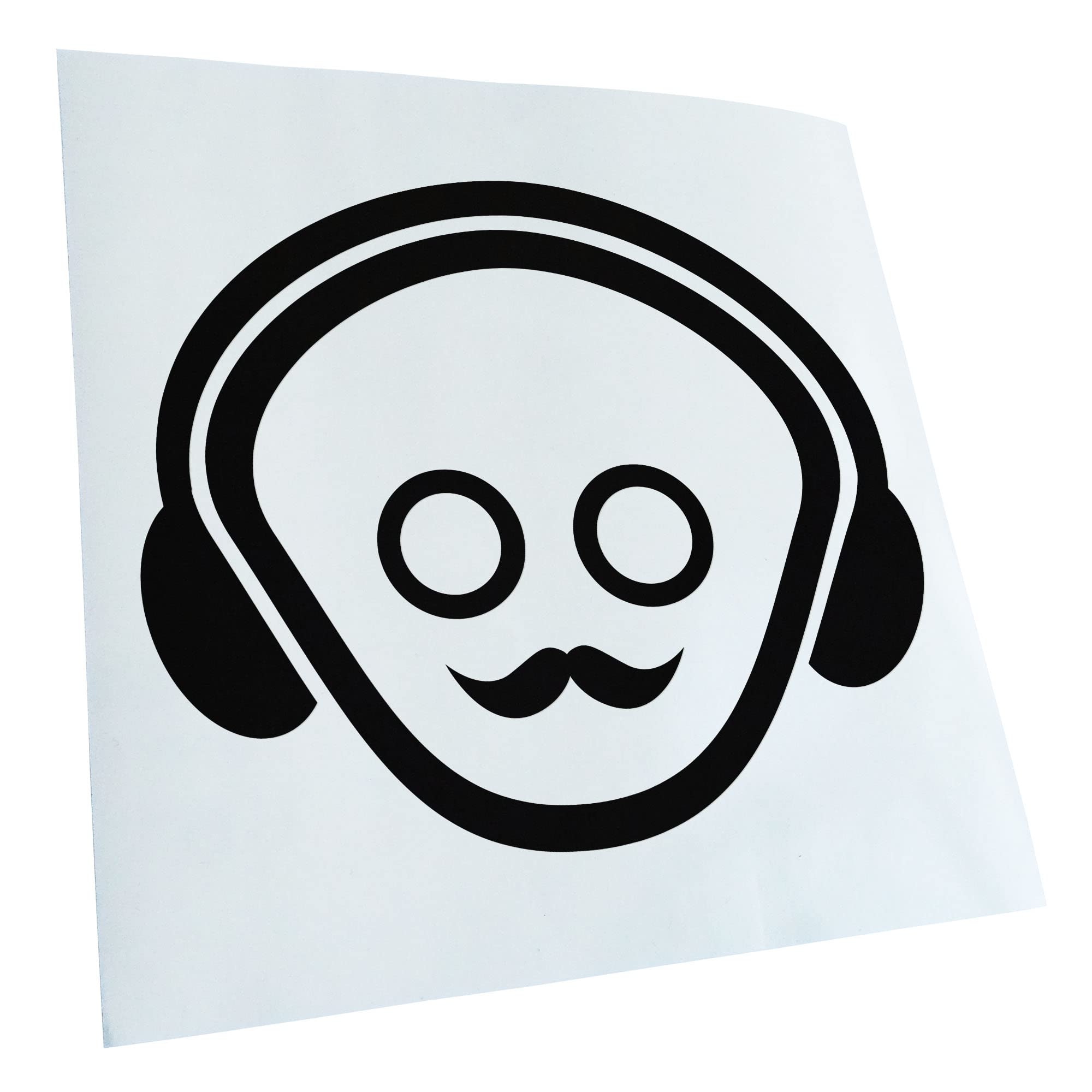 Kiwistar - Car Sticker - Mustache Sticker for Car, Laptop, Bicycle, Truck, Motorcycle Multicoloured JDM Decal Racing