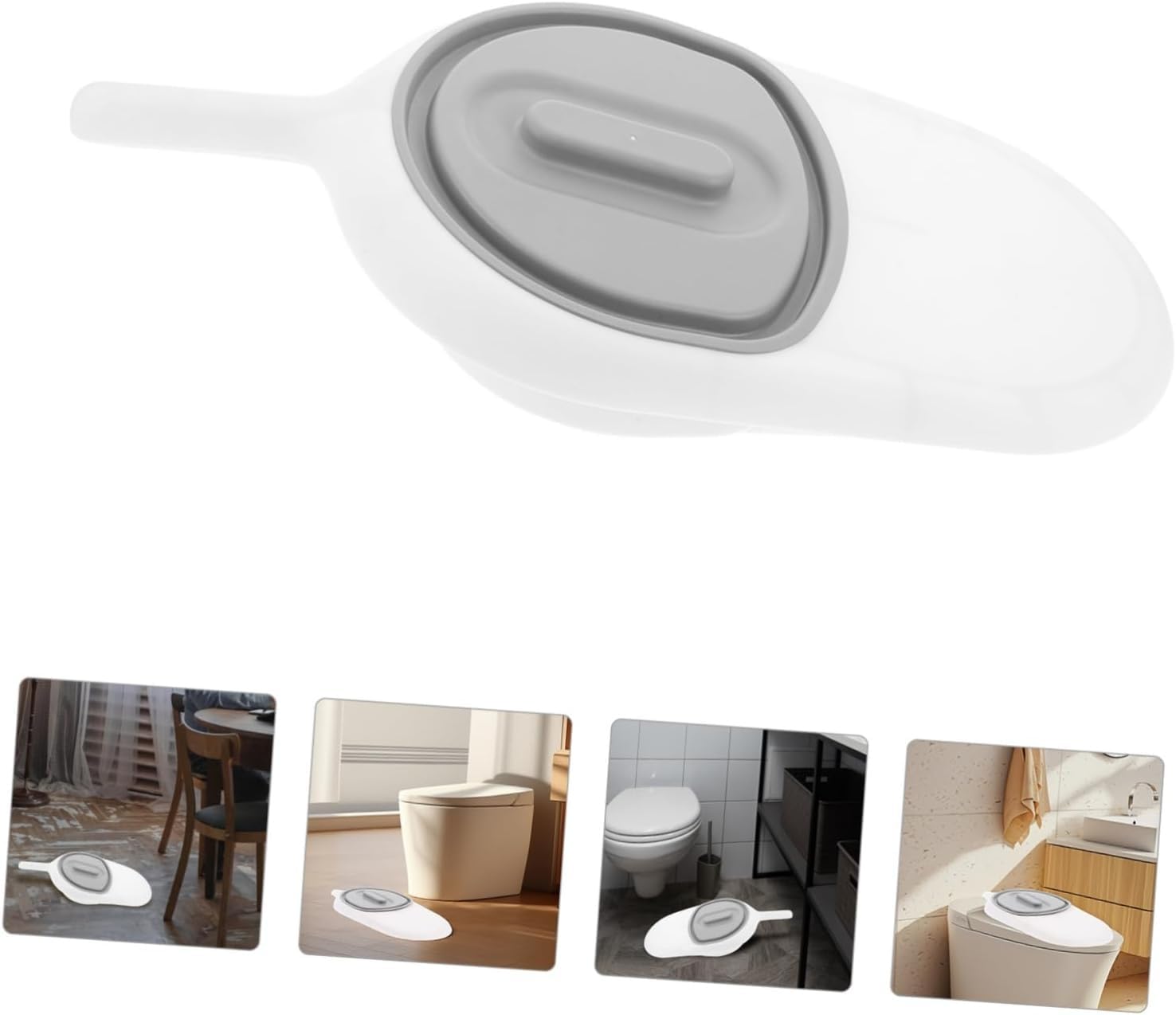 Bedpan per adulti, vaso da camera, secchio portatile per spittoon e vomito, ideale per anziani e pazienti, facile da pulire, durevole e conveniente soluzione sanitaria
