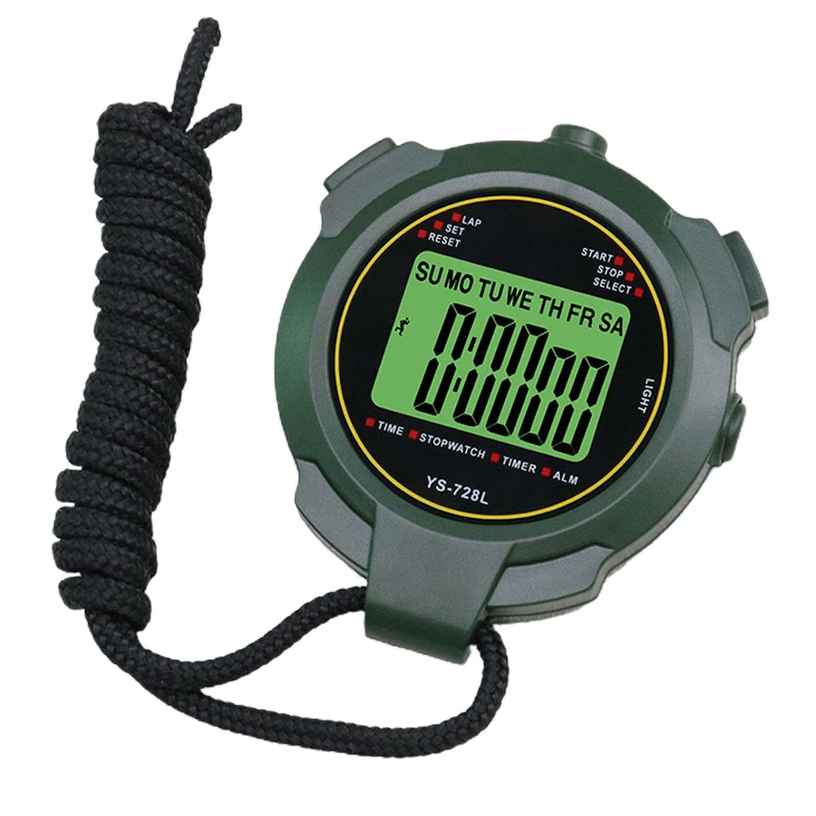 digital stopwatch timer date electronic