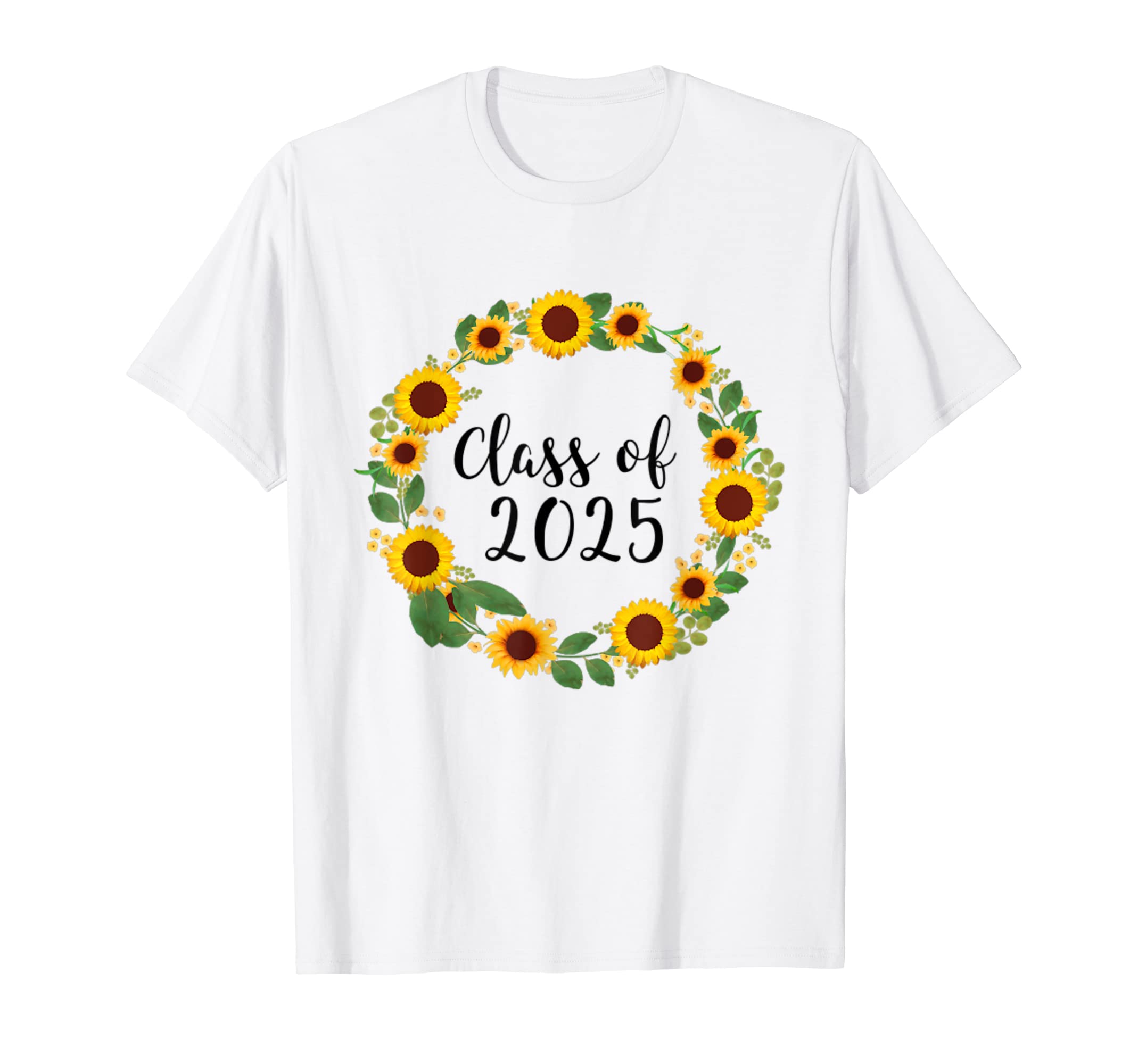 Amazon | Class of 2025 ひまわり 花輪 花柄 学校 カレッジ T