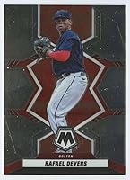 Vista 1 de Tarjeta de intercambio de béisbol Panini Mosaic #2 de Rafael Devers Boston Red Sox 2022