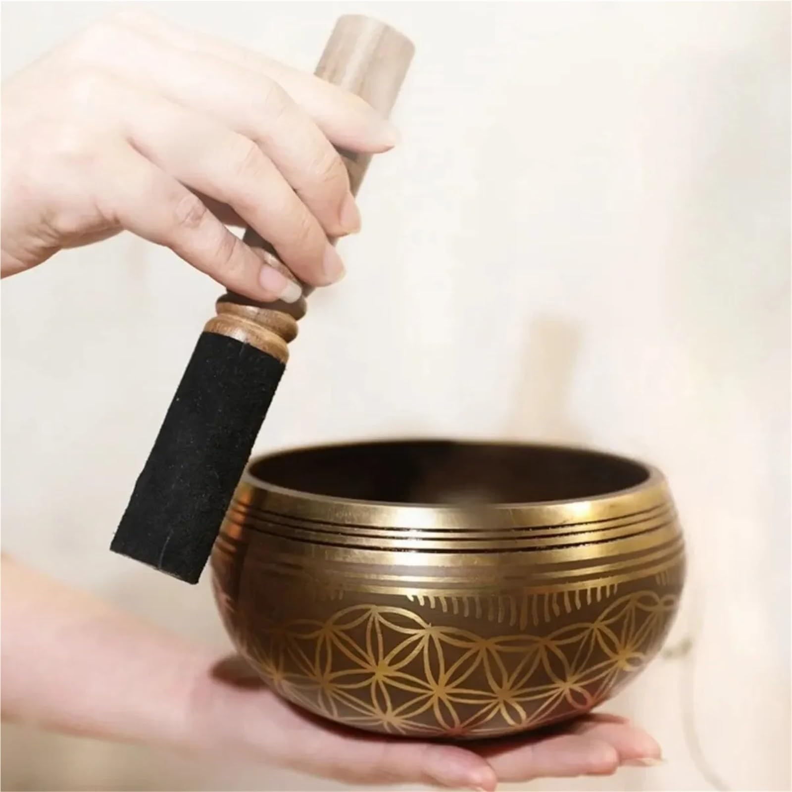 Juego de cuencos tibetanos, cuenco con sonido, meditación única, Yoga, estrés