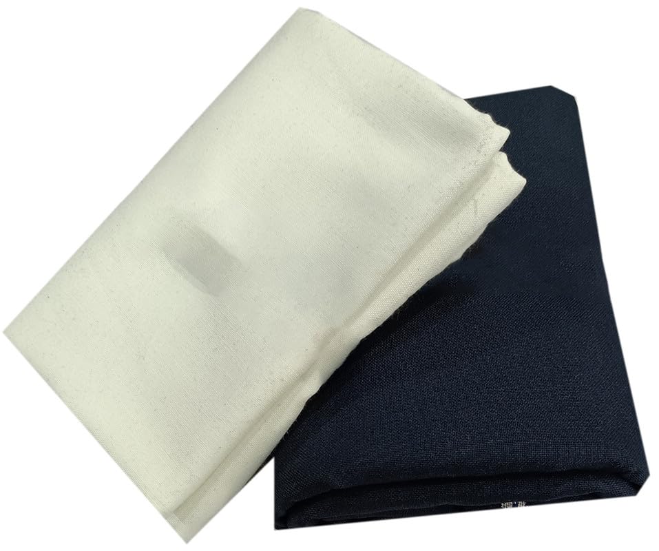 raymond Fabrics Men's Cotton Dress Material, Customizable Length, White Shirt And Trouser Unstitched Fabric Set - Velvet (Multicolour_Free Size) 21-picture-34