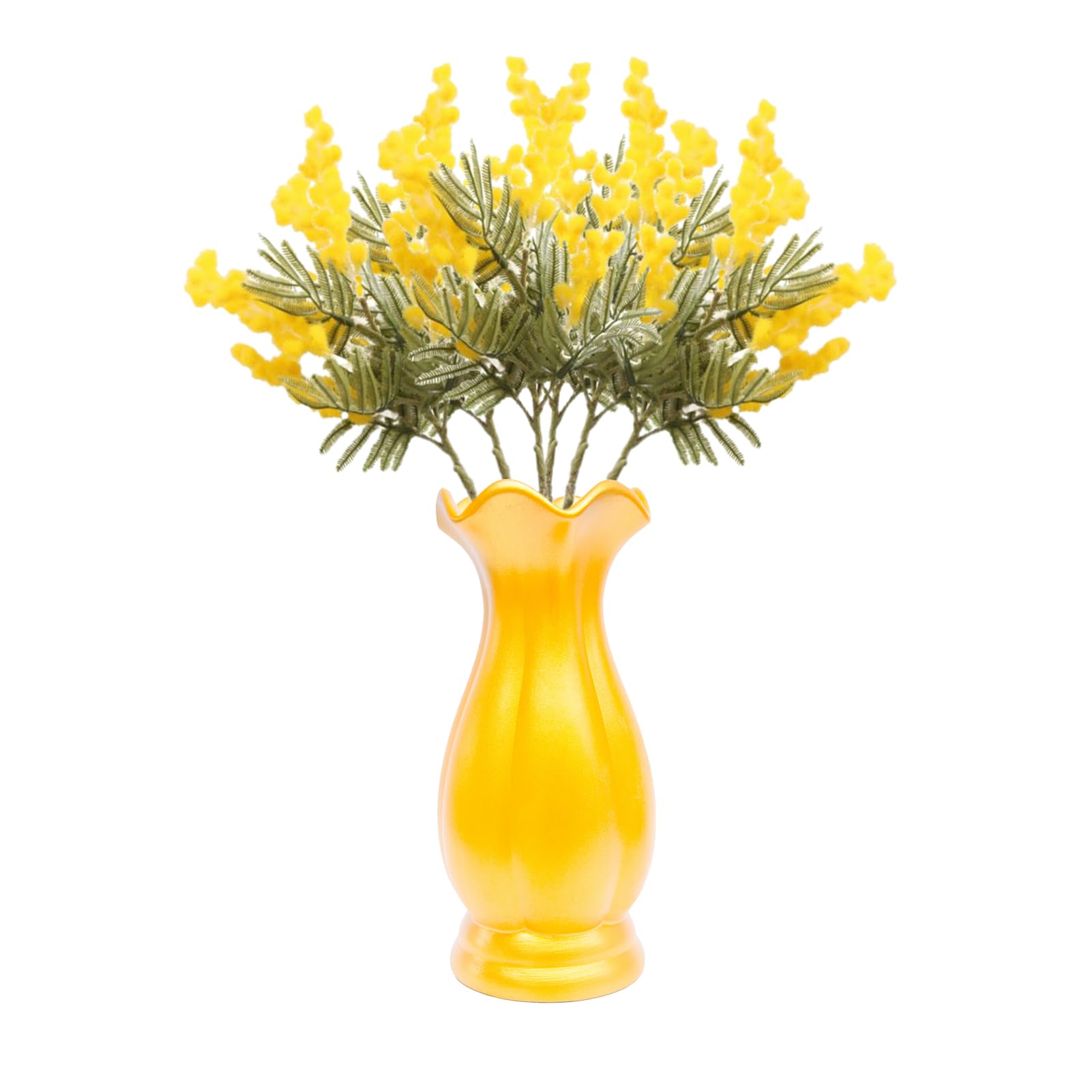 MWOOT Fiori Artificiali Giallo, 144 Pezzi Mini Rose Finte, Rose in Schiuma Piccoli per Matrimonio Bouquet Da Sposa Festa San Valentino Decorazione, 2.5 CM Teste di Rose Finti Fai Da Te
