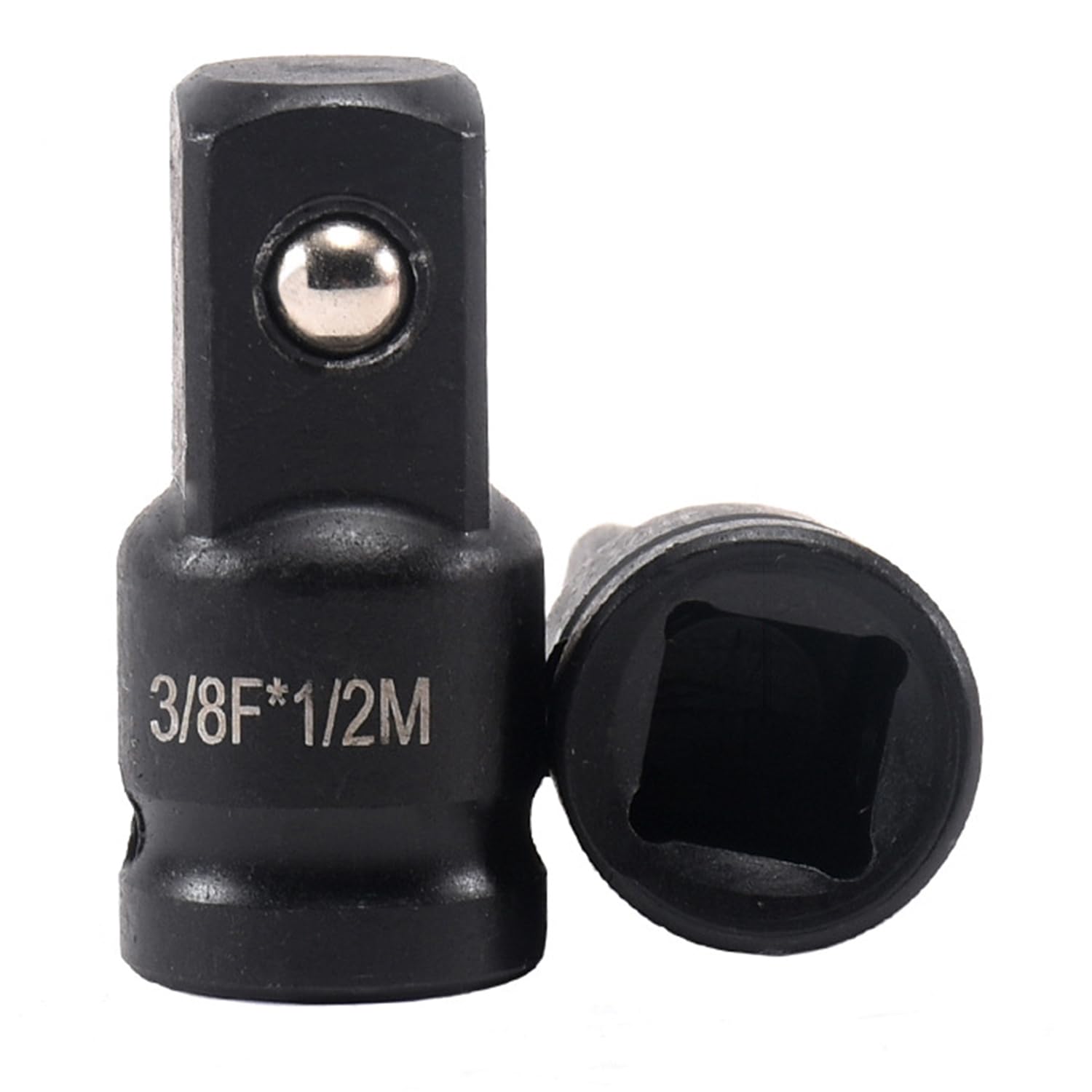 Juttzzei Impact Socket Adapter, 3/8 Inch Drive (F) x 1/2 Inch (M) Socket Adapter