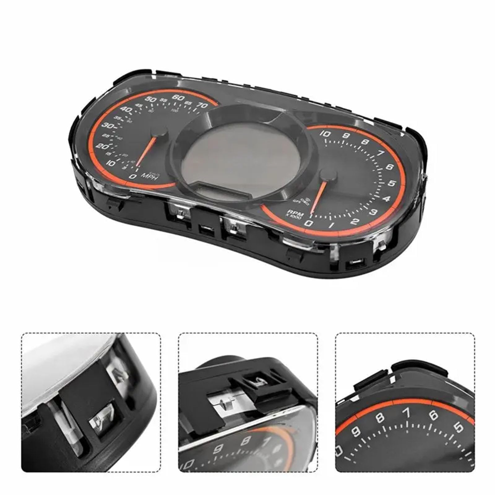 Compteur de vitesse LCD avancé pour modèles 2014 2017 affiche la vitesse des carburants et de l'eau 278003216 278003374 LCD Marine Mesure
