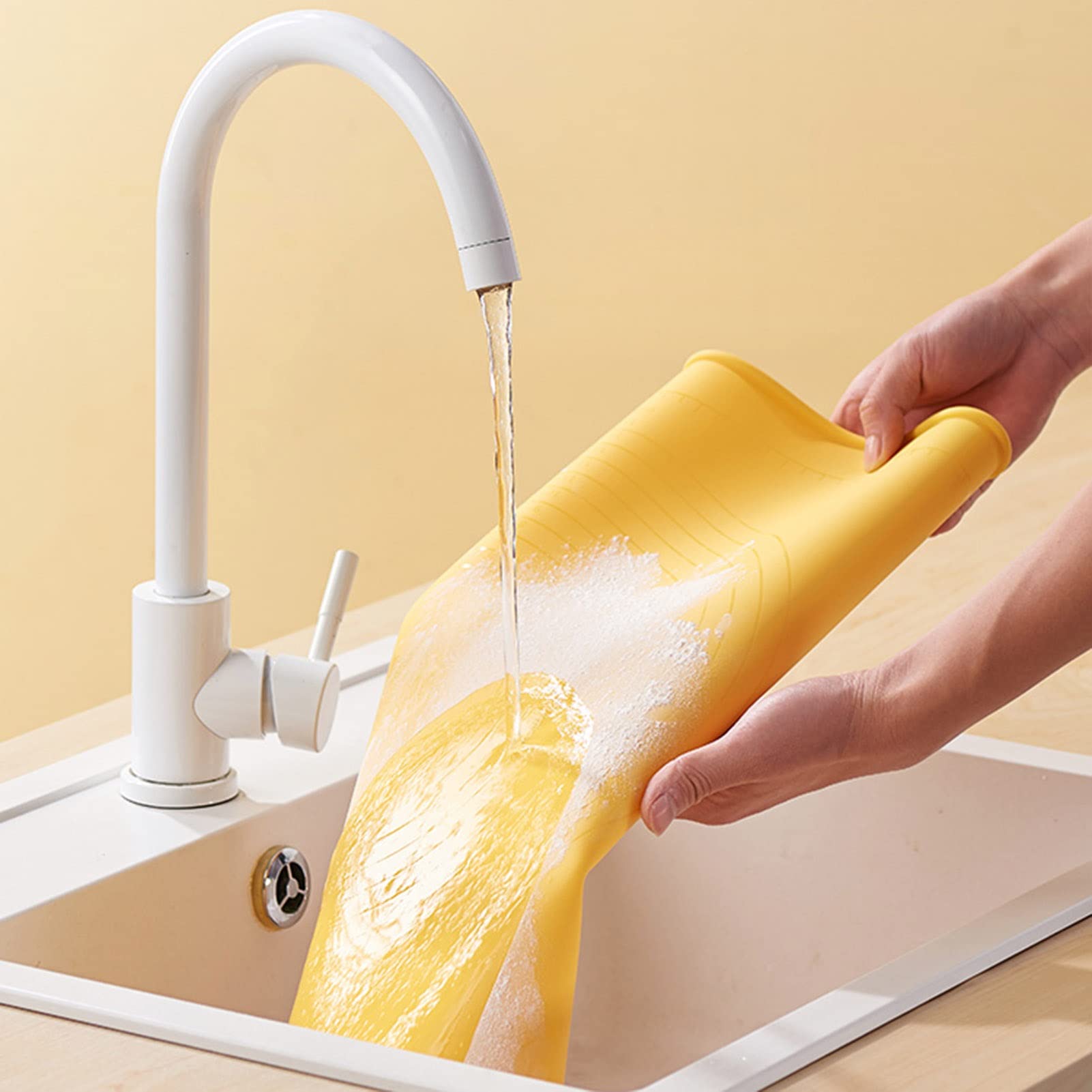 Silikon-Backmatte mit Maßen, extra Dicke Gebäckmatte, Teigausrollmatte, Knetbrett, rutschfest und leicht zu reinigen, wiederverwendbar (Size : 50 * 70cm)