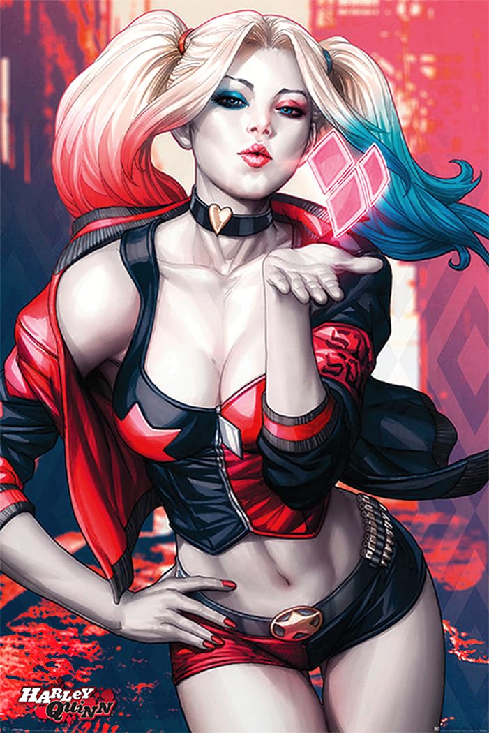 Batman Poster Harley Quinn Kiss (61cm x 91,5cm)