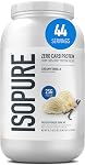 Isopure Zero Carb Poudre de protéines, 100% Isolation des protéines de lactosérum, saveur: Vanille crémeuse, 1.36 kg (paquetage de mai Vary)