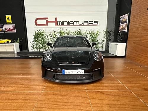 Miniatura 6 de Maisto May Cheong Group M36458BK - Coche infantil Porsche 911 GT3 2022 escala 1:18, color negro