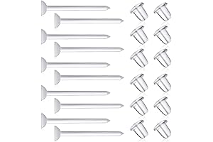 3mm Clear Invisible Earrings Findings Set