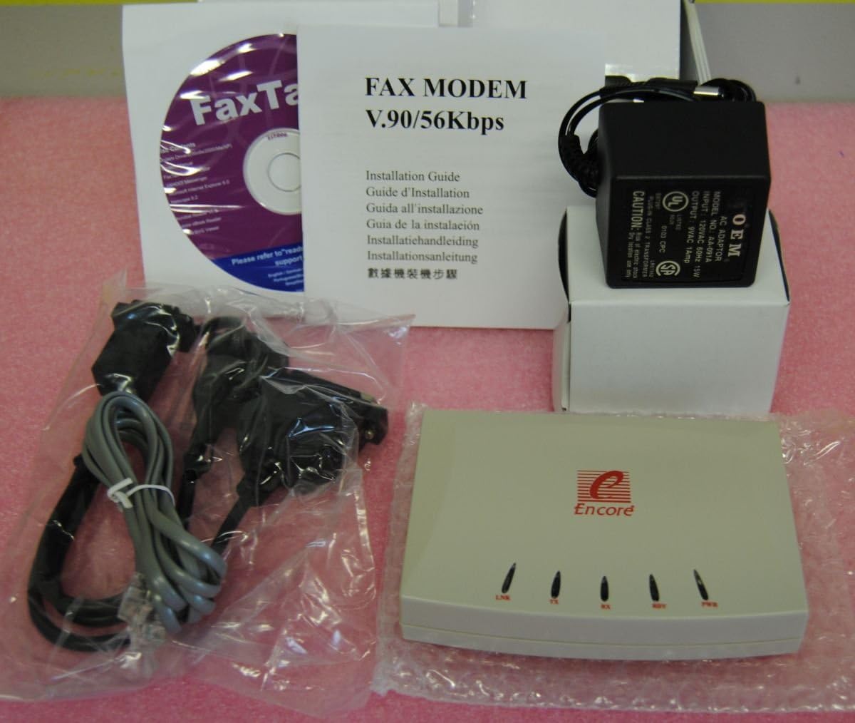 External Fax Modem 56k Electronics