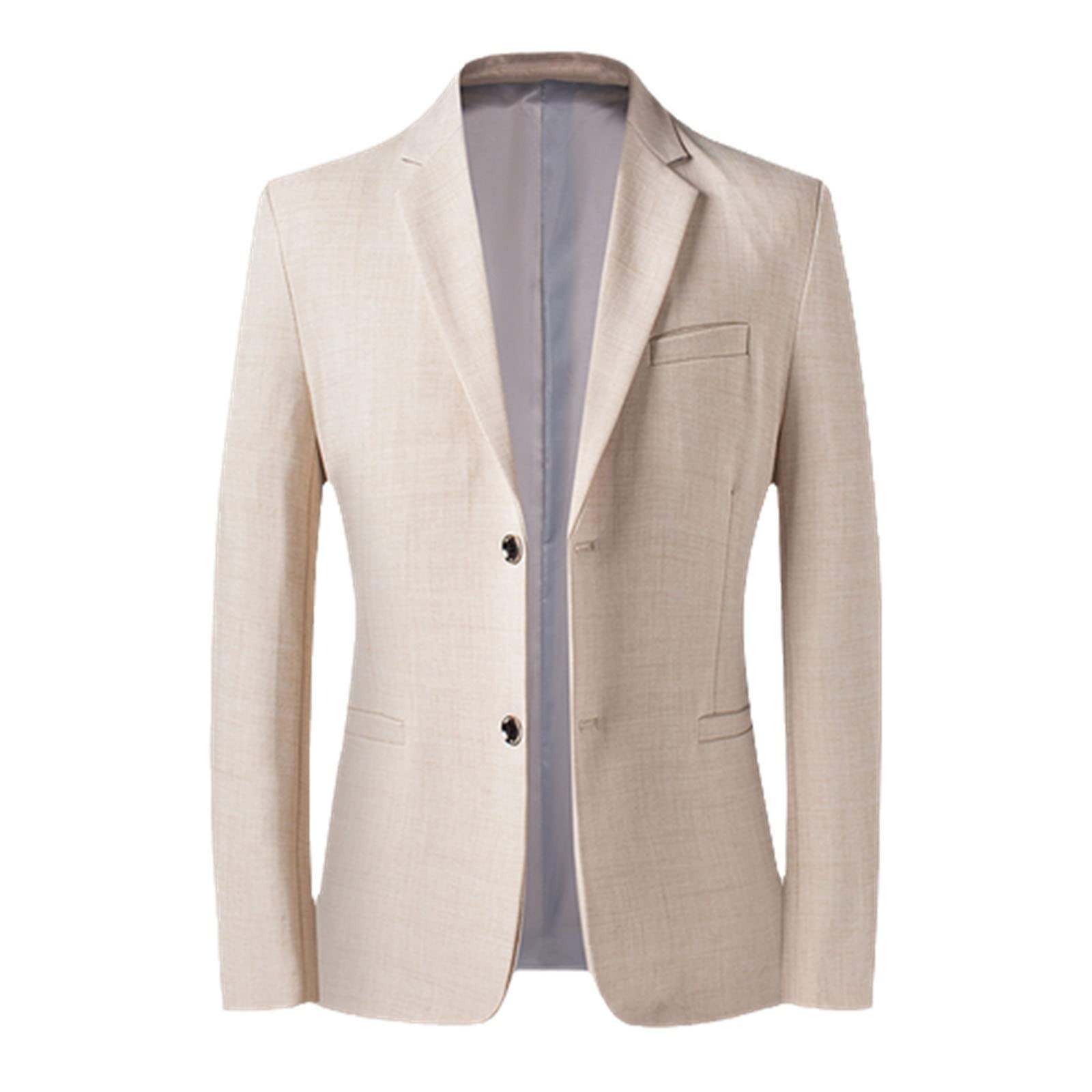 Costume de chanteur kaki Kelsiop ajusté contre les vestes amples