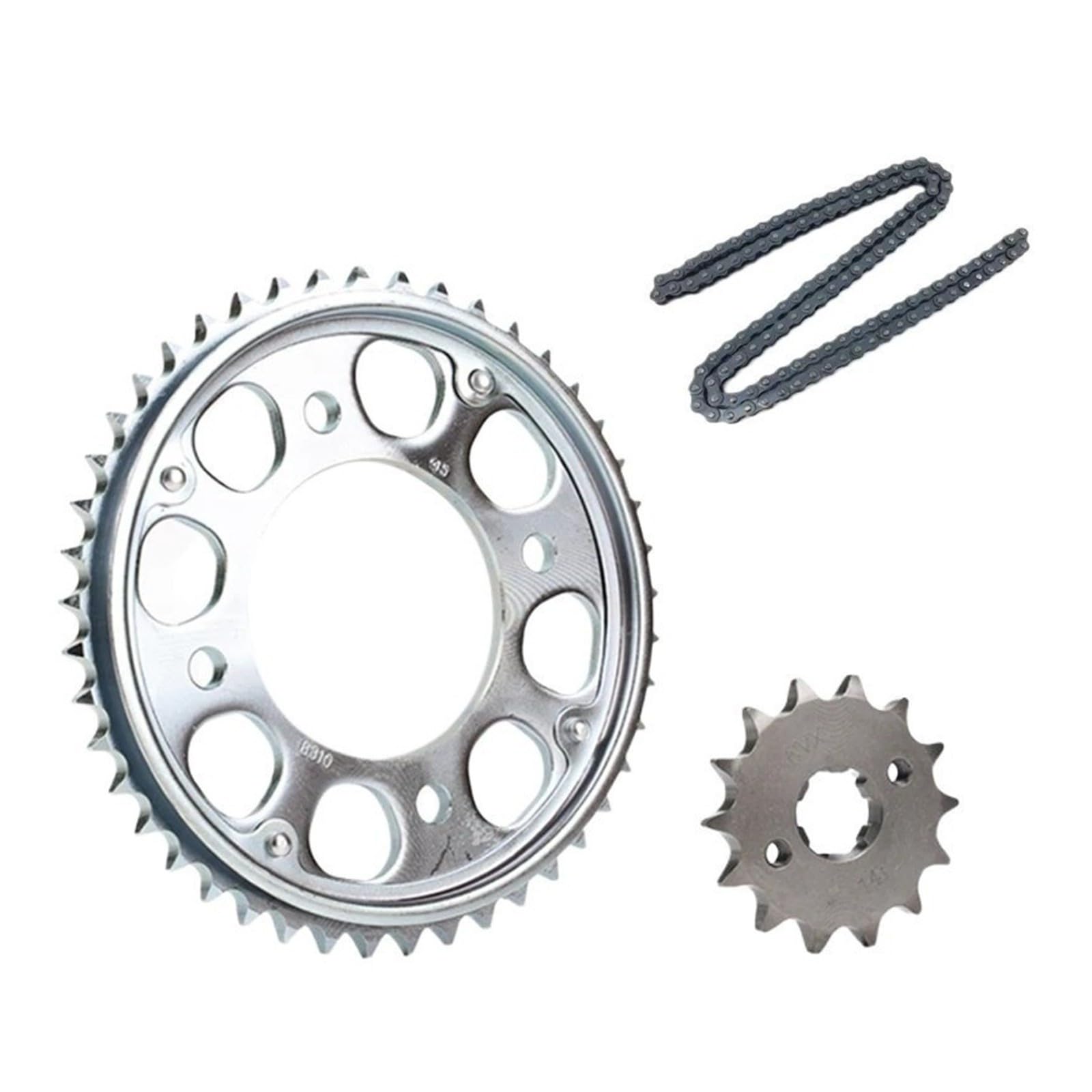 Juego de piñones y cadena para Honda Wuyang para Sundiro CBF190 RX