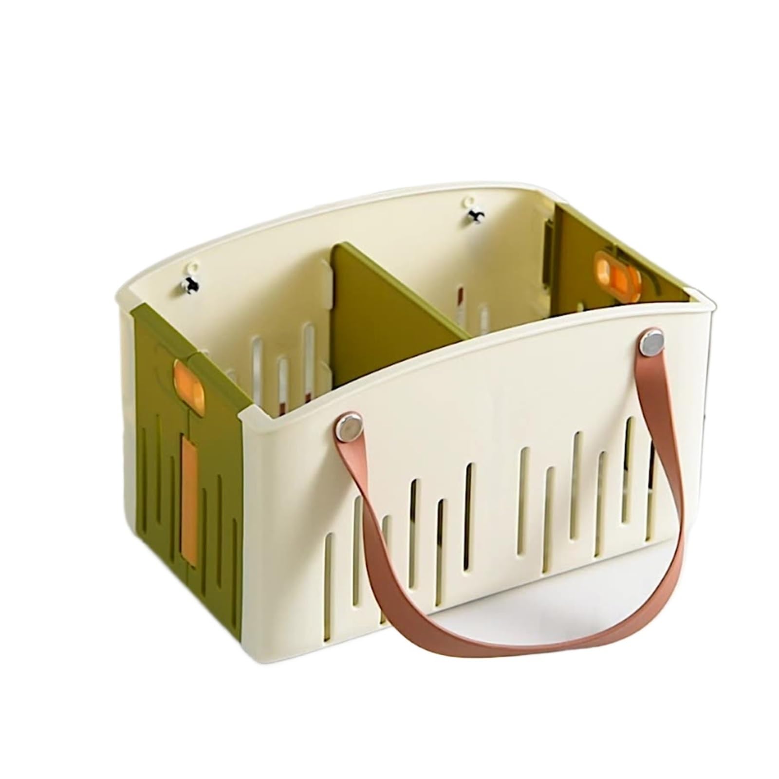XVDRFSD Shower Caddy Portable Foldable Bath Basket Portable With Drainage Holes For Travel Camping Home Collapsible Storage Box(Green)