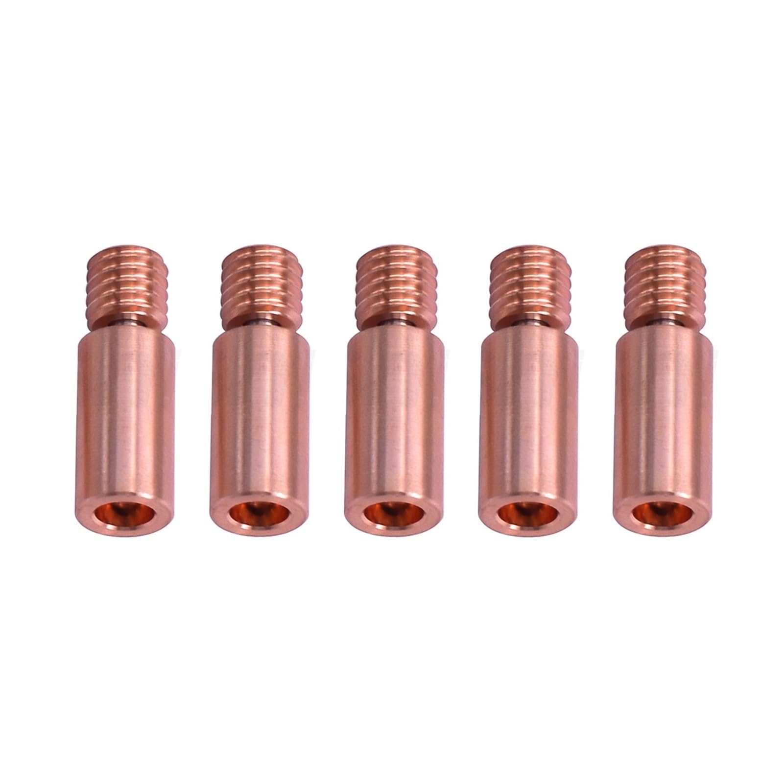 5PCS Stampante 3D V400 Ugello con estremità filettata for tubo gola piegatura a caldo 1,75 mm Estrusore for placcatura in rame