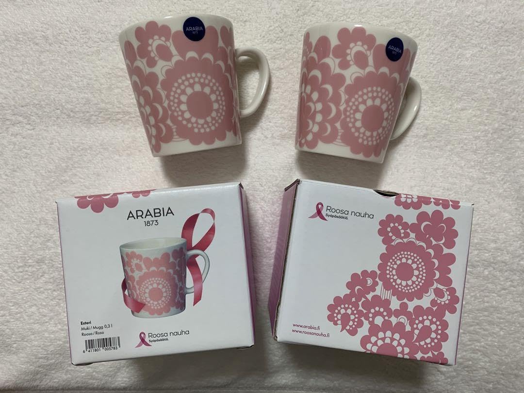 Amazon.co.jp: ARABIA ESTERI アラビア エステリ ピンクリボン
