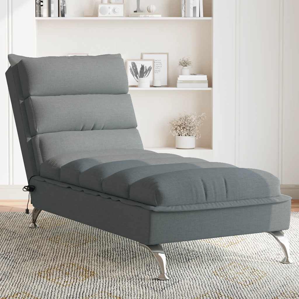 Chaise longue de relaxation pour salon et coin lecture avec port USB pratique
