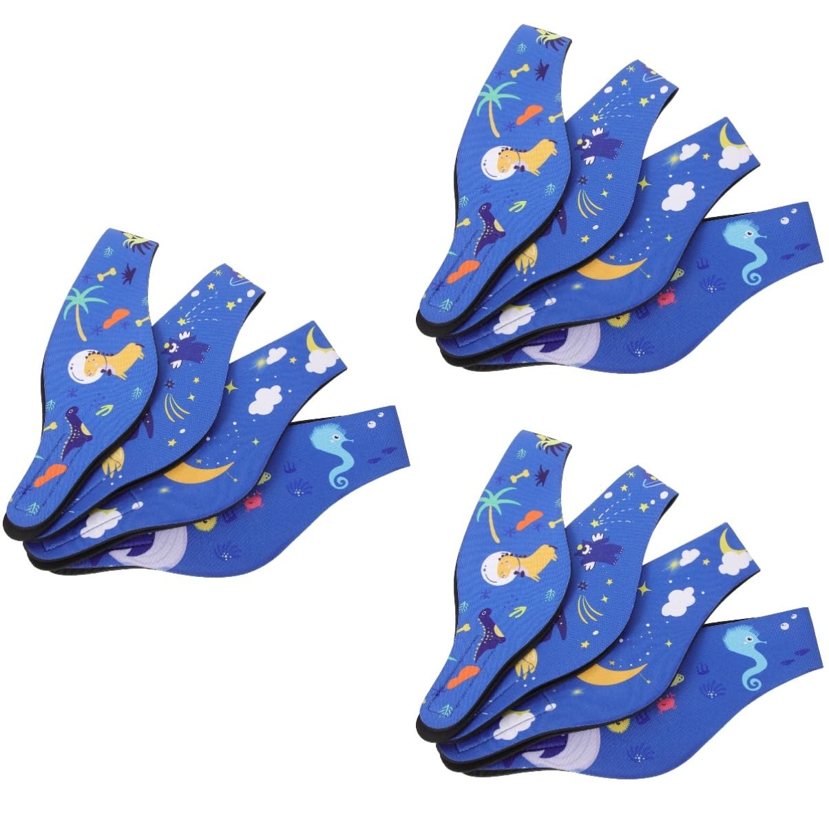 BESPORTBLE Diadema De Natación Banda para El Cabello De Natación Nadar Gorro Natacion Gorro De Piscina Bandas para La Cabeza De Natación Diadema De Baño Neopreno Blue