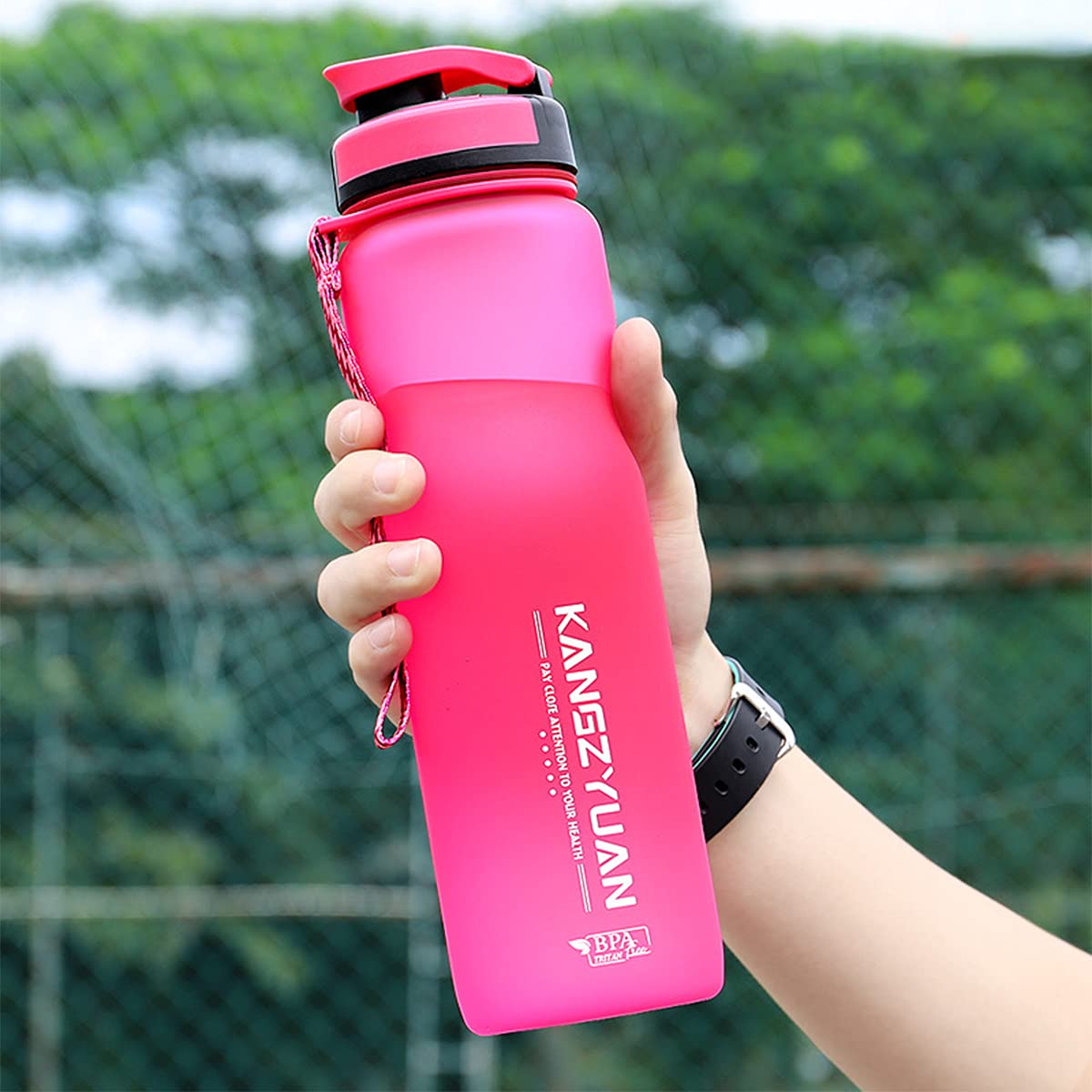ポータブル 水筒 学校 アウトドア スポーツ ボトル ピンク (650ml) 楽天市場】スポーツドリンクボトル 学校 スポーツ 味が変わる