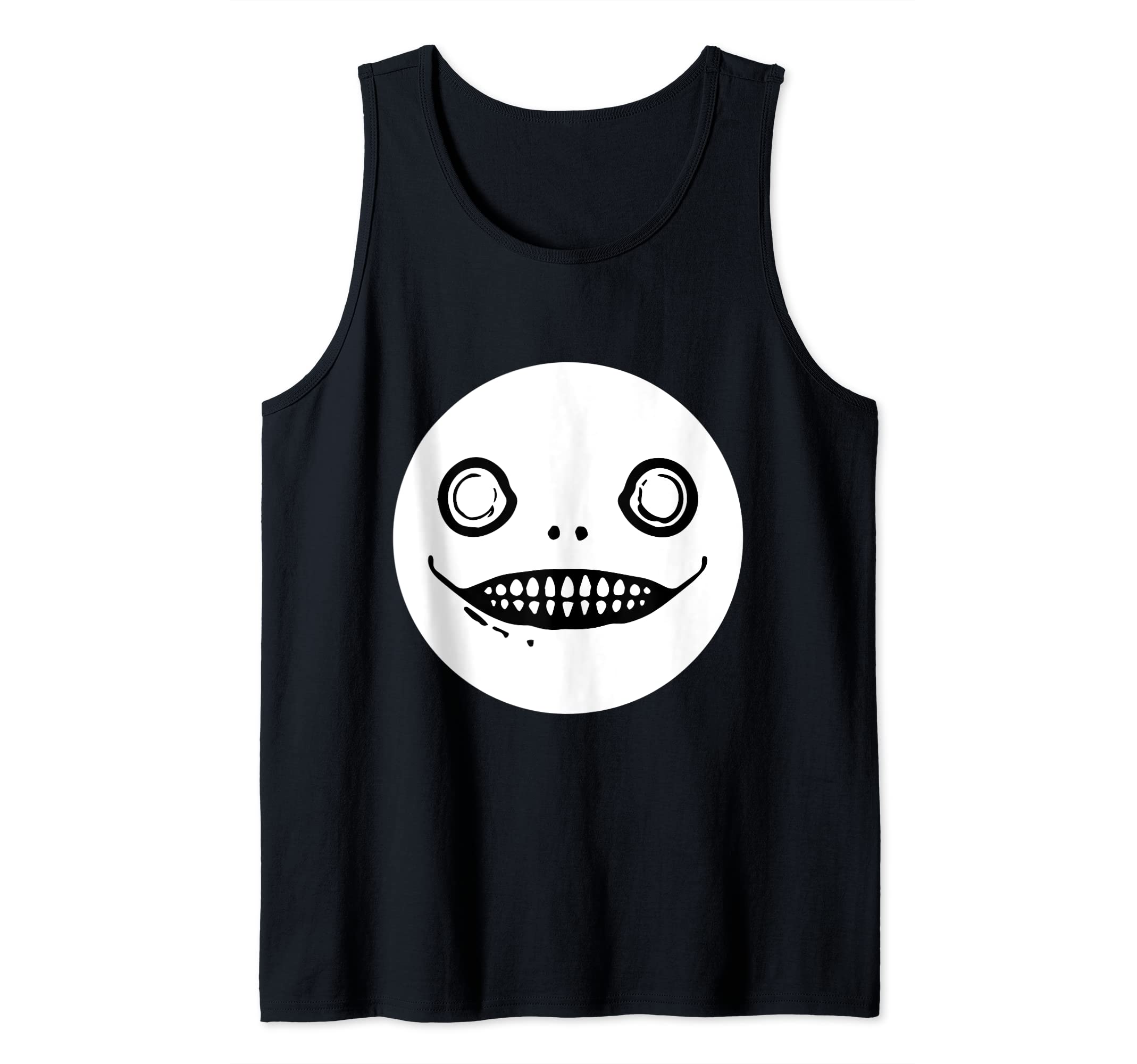 Emil / Taro Yoko Face mask smiling skeleton Tank Top, Black