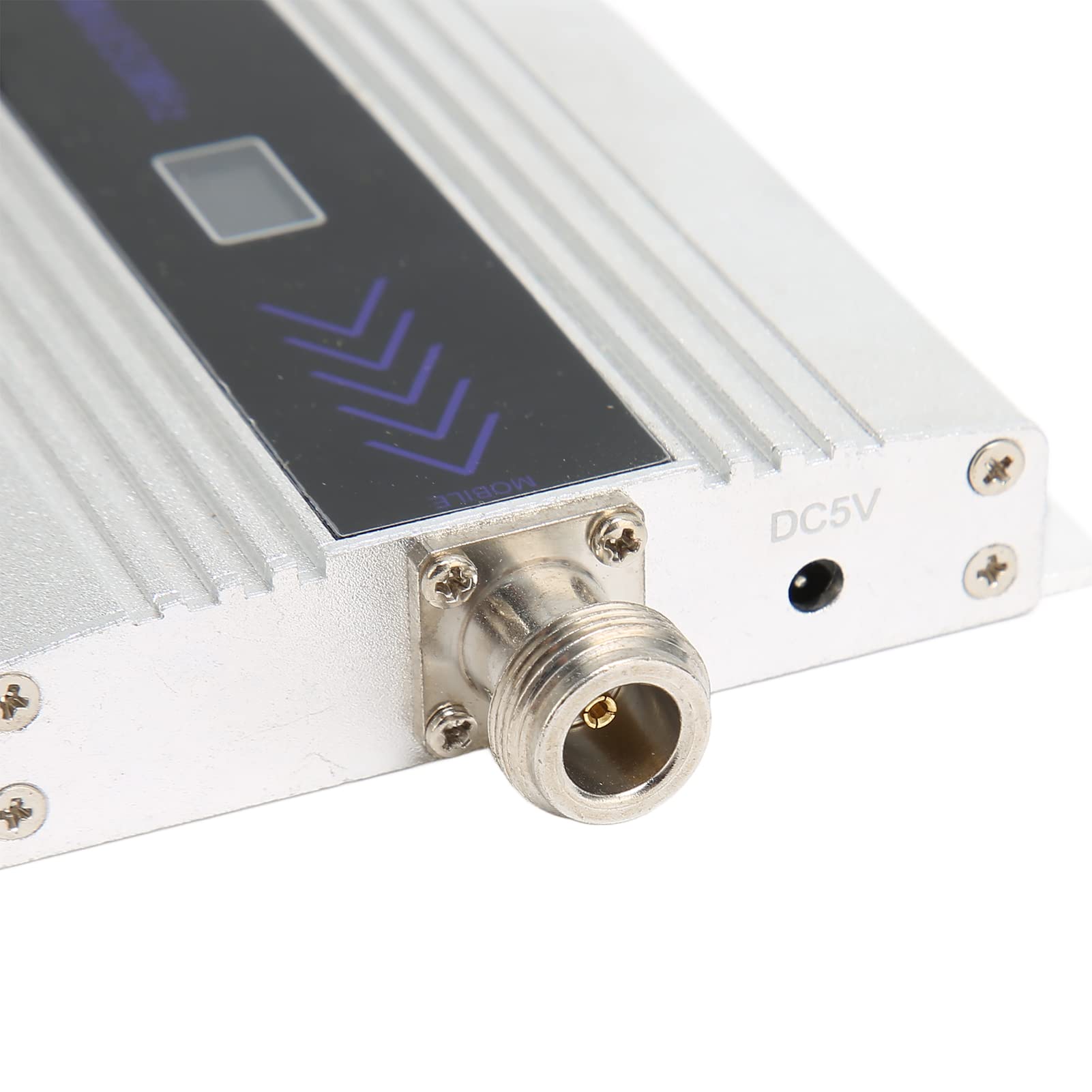 Yinhing Signal de Téléphone Portable Signal pour Le Home Office Repeater Enhancer Booste 4G LTE 5G Les Opérateurs jusqu'à 150 Utilisateurs avec des Antennes à Gain élevé (Prise UE)