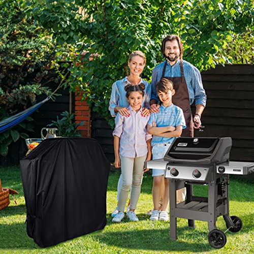 Grill Cover For Outdoor Grill 40 Inch , Waterproof Bbq Cover Suit For Weber , Char Broil, Nexgrill Grills , Etc. , Black #TOP5