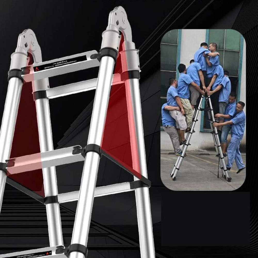 Step Ladder Aluminum Extension Foldable Telescopic Ladder Straight Telescoping Ladders Marriage