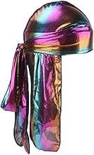 Colcolo Shiny Rainbow Silky Cancer Chemo Musilim Hat