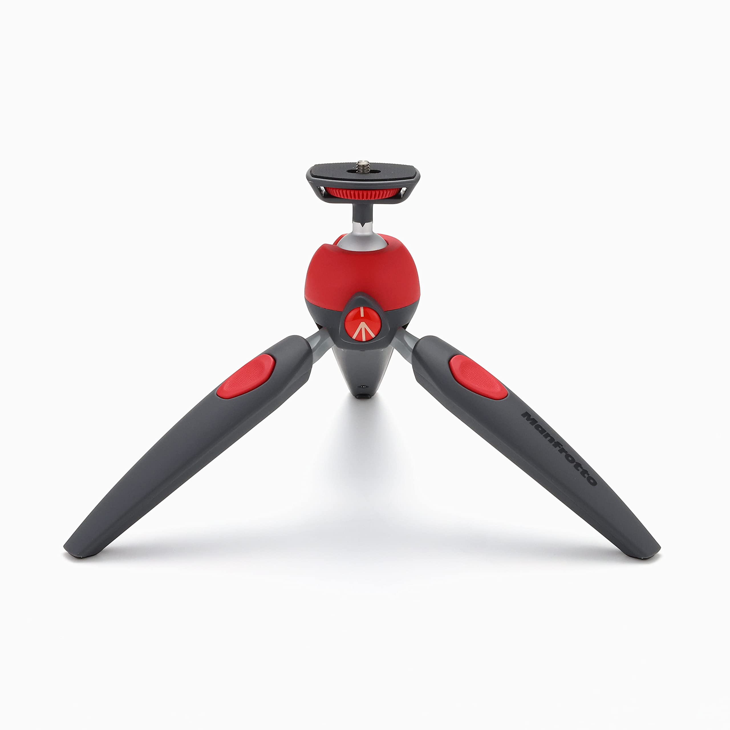 Manfrotto MTPIXIEVO-RD Treppiedi da Tavolo a 2 Sezioni, Rosso