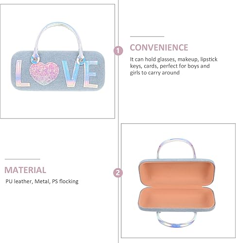 Vista 8 de Healifty Estuche para gafas de sol para niños, estuche para gafas, carcasa dura con asa