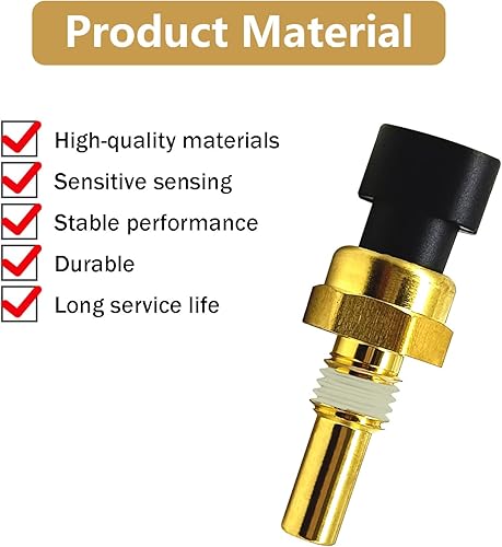Miniatura 7 de Sensor de temperatura del refrigerante del motor, compatible con GC Sierra 1500 2500 3500 Chevy Avalanche Tahoe Silverado 1500 2500 3500 Tahoe,