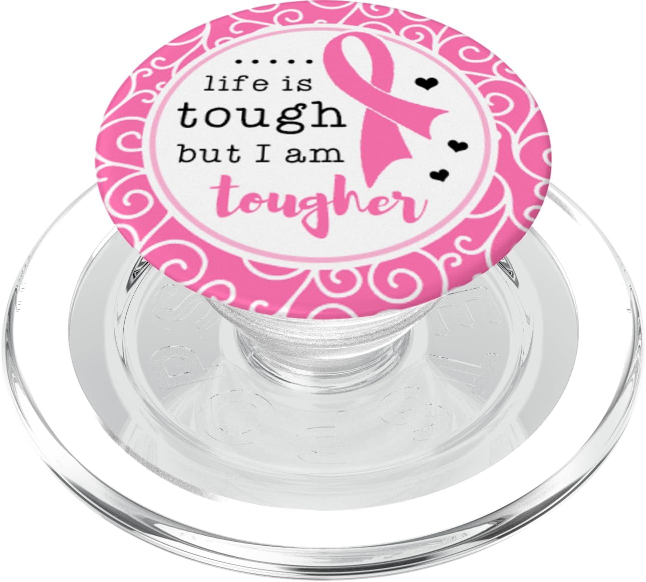 Breast Cancer Pop Socket - Breast Cancer Popsocket 2 PopSockets PopGrip for MagSafe
