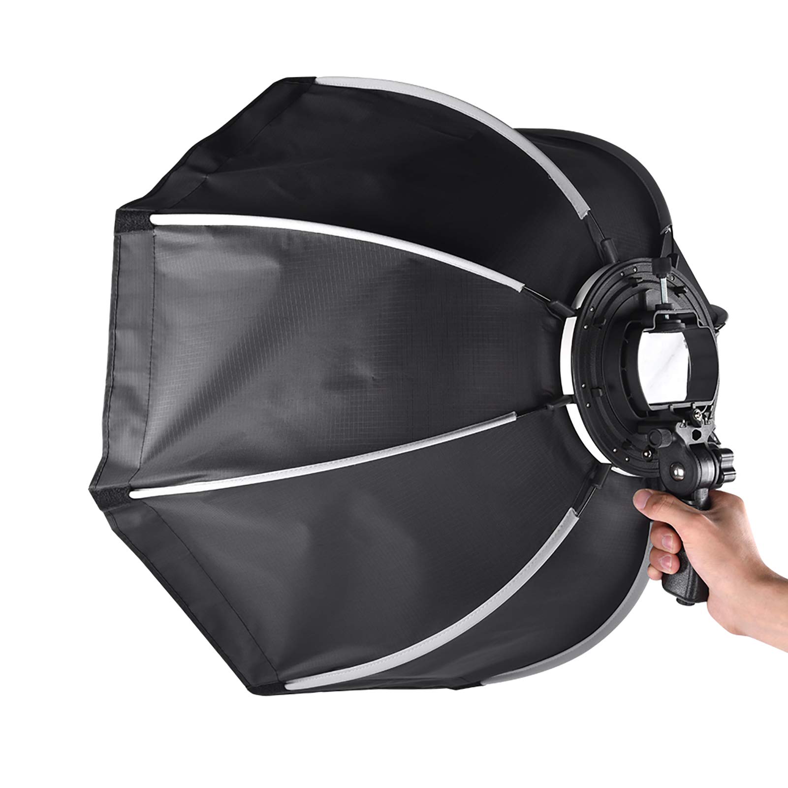 Zunate KS65 Przenośny Dyfuzor Oświetlenia Fotograficznego Softbox, Profesjonalna Składana Latarka Softbox 65 Cm z torbą do Przechowywania na latarkę do Aparatu prędkość światła
