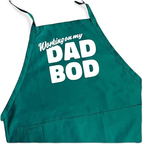 Miniatura 7 de Dad Bod - Delantal ajustable para barbacoa para hombre, talla única