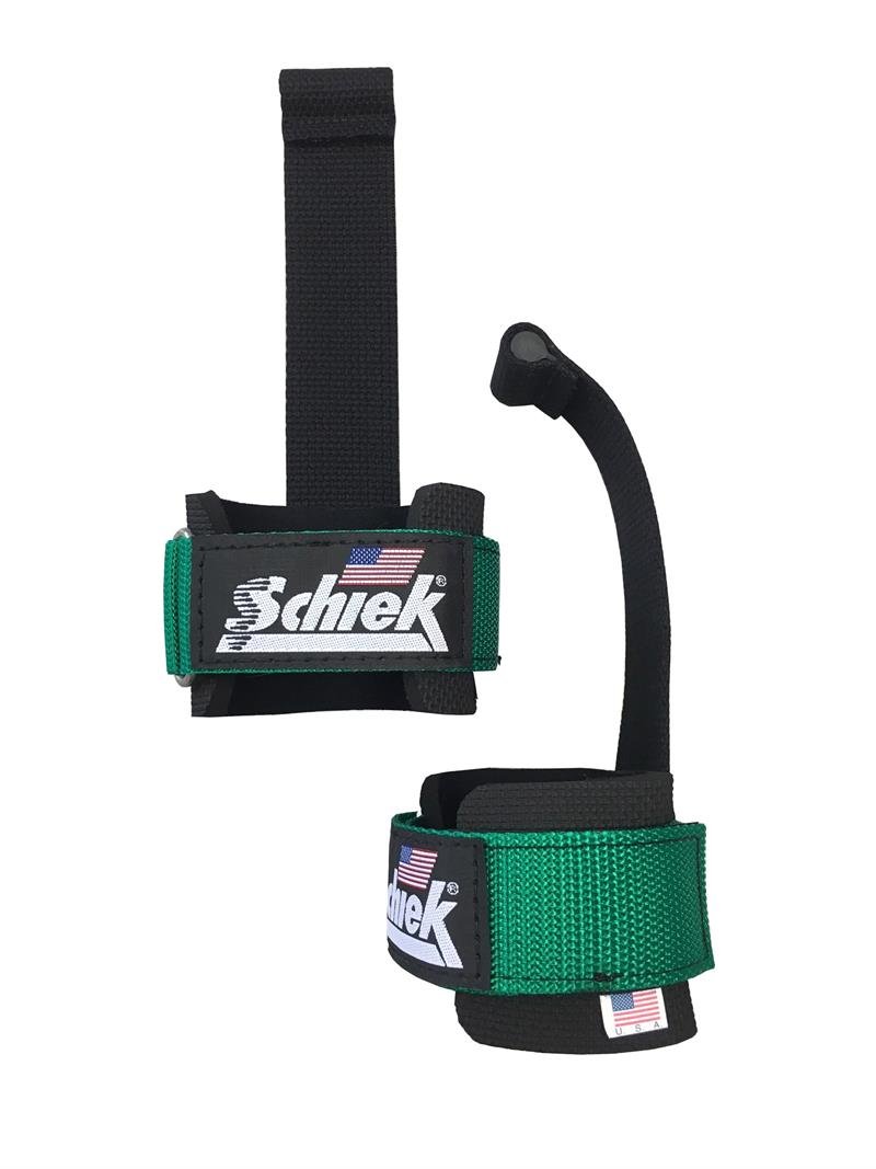 Schiek Zughilfen mit Handgelenkschutz und Dübel (grün)